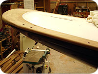 Covering boards on counter